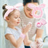 3-Pack Spa Headband and Wristband Set,Soft Plush Makeup Skincare Headband Wrist Bands Cute Bunny Rabbit Ears Face Wash Headband and Towel Wristban...