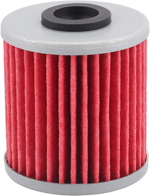 HF207 207 Oil Filter Replacement for Kawasaki KX250F KX450F Suzuki RMZ250 RMZ250L RMZ450 RMX450Z FL125 (Pack of 5)...