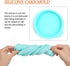 4 Pcs Layer Cake Pan Set, 6 Inch Silicone Round Cake Mold Rainbow Non-Stick Baking Tins for Jumbo Whoopie Pie Cake Vegetable Pancakes Taco Shells ...