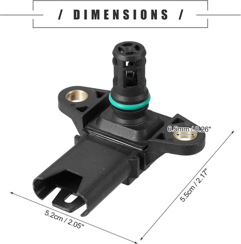 Motoforti Engine Oil Pressure Sensor, for BMW X6 2008-2009, Plastic, No.13627560063/13627585492, Black...