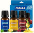 Halls Breathe Essential Oil Variety Pack – Mentho-Lyptus, Lemon, Cherry – Menthol Essential Oil for Relaxing Ambiance, Menthol Oil with Uplifting ...