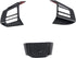 HIGH FLYING Carbon Grain Car Interior Accessories Steering Decoration Trim ABS 3pcs for Subaru WRX STI 2016 2017 2018 (NOT Fit Turbo CVT)...