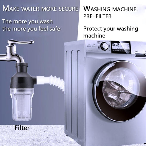 Spin Down Sediment Filter, Reusable Sediment Water Filter, with 250 Mesh Screen, Leak-Proof Gasket and wrench, For water heaters, washing machines...