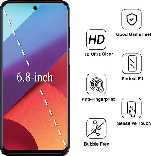 HPTech 2 Pack Privacy Screen Protector for Motorola Moto G Stylus 5G (2022) Anti Spy Tempered Glass, Bubble Free, Case Friendly...