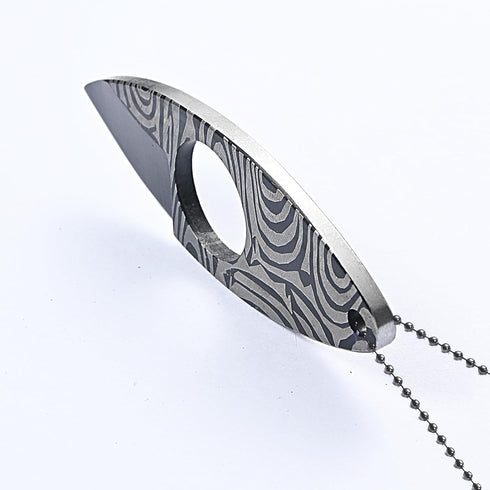 MINI Full Tang Neck Knife with Sheath/Necklace, Fixed Blade EDC Knife, 3" Small Tool Knife for Men Women, EDC Utility Knife Box Cutter...