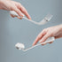 Healvian 3pcs Adaptive Utensils,Adaptive Forks and Spoon Set,Left Handed Grip Easy Offset Spoon and Fork for Hand Tremors Built Up Handicap Utensi...