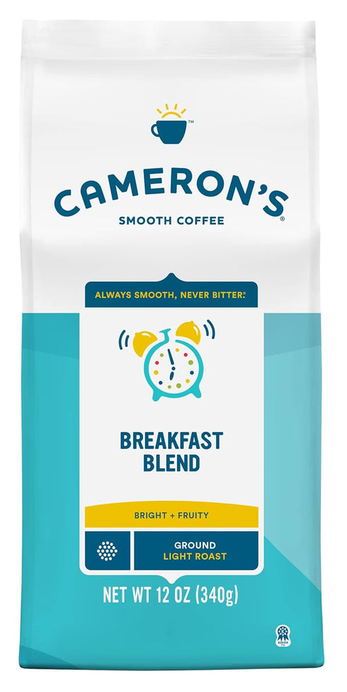 Cameron's Coffee Roasted Ground Coffee Bag, Breakfast Blend, 12 Ounce...