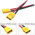 3 Pairs Amass XT90H XT90 Wire XT 90 Plug Male and Female Connector 150mm 10AWG Silicon Wire for RC Lipo Battery FPV Racing Drone...