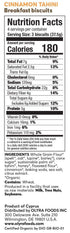 Olyra, Biscuit Breakfast Olympic Rynner Cinnmon Tahini Organic, 5.3 Ounce...