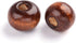 Craftdady 300Pcs 10mm Natural Round Wood Beads Brown Rondelle Ball Wooden Loose Spacer Beads for Jewelry Craft Making Hole: 3mm...