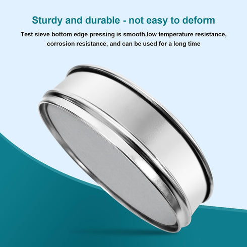 304 Stainless Steel Mesh Lab Sieve, 250 Mesh (0.061mm) Aperture Test Sieve, 7.9Inch(20cm) Diameter Analysis Sample Test Sieves for Industrial Labo...