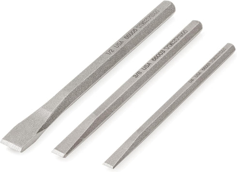 TEKTON Cold Chisel Set, 3-Piece (1/4, 3/8, 1/2 in.) | PNC91002 | Made in USA...
