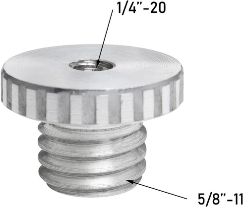 2PCS 1/4 to 5/8 Screw Tripod Adapter Threaded Screw Adapter for Tripod Laser Level Adapter...