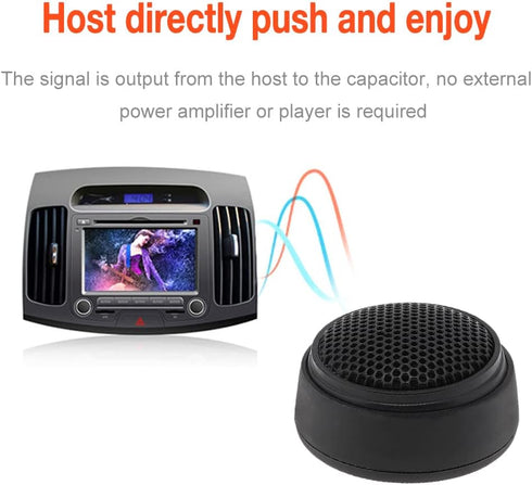 Car Tweeters, 2pcs Universal 1000W Car Speaker Dome Tweeter Sound Vehicle Auto Music Stereo Modified Loud Speakers...