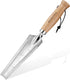 WORKPRO 12.5" Weeder Puller Tool with Wood Handle, 4-in-1 Polished Stainless Steel Garden Trowel, Hori Hori Garden Knife for Easy Weeder Removal, ...