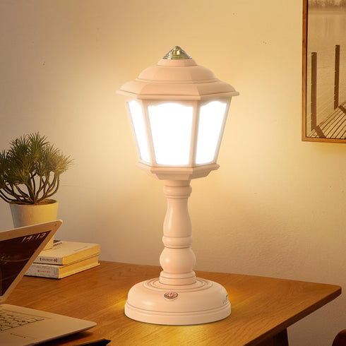 Bedroom Small Table Lamp - Head Retro Table Lamp - Bedroom Touch Control 3 Way Dimmable Bedside Table Lamp Children's Room Living Room Office Dorm...