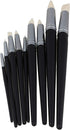 BQLZR Clay Coloring Drawing Tool Set - 9pcs, Black Wood Shank, Silicone Tips, Clay Shapers, Pottery Painting Tools...