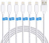 Sundix iPhone Charger, 6Pack 3FT Lightning Cable iPhone Charger Cable Charging Cord Compatible iPhone 14/13/12/12Pro/12ProMax/11/11Pro/11Pro MAX/X...