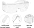 HOME-X Anti-Fog Safety Glasses with Protective Edges for Debris, Clear Safety Glasses for Construction, Shooting, or Outdoor Protection, 6" L x 5 ...