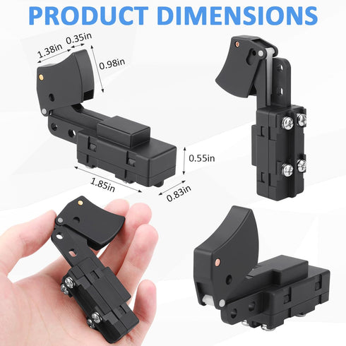 SW77 Trigger Switch Replacement Part for Replaces Skil Bosch Circular Saw 2610321608 HD77 or HD77M, Ryobi & Ridgid 760245002 Electric Saw Switch...