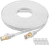 DEFACE Cat 8 Ethernet Cable 40 Ft Cat8 Internet Cable Flat Gigabit High Speed Shielded RJ45 LAN Cable for PS4, Xbox, Router, Modem, Gaming, White...