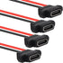 15PCS Type-C Female Chassis Waterproof Connector 2P Solder Wire Type USB C Pigtail Cable Extension Power Cable USB-C Plug to 2 Pin Bare Wire Open ...
