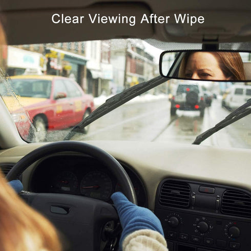 4 Pack Windshield Wiper Blades Refills, BravOne 28" Universal Silicone Frameless Windshield Wiper Blade Refills Parts Windscreen Wiper Silicone St...