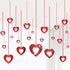 Valentine's Day Glitter Heart Swirl Hanging Decoration - Bridal Shower, Engagement, Anniversary,Wedding Party Decorations...