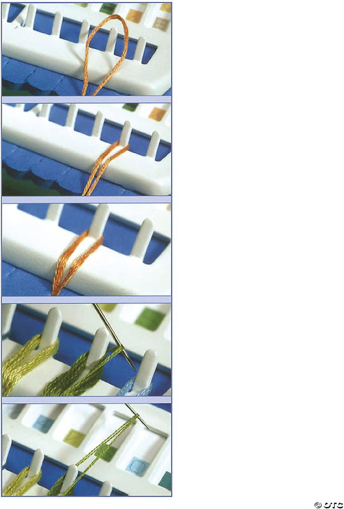 Pako Organiser Storage Floss Organiser - Cross Stitch Accessories - for Embroidery Thread - with 10 Blank Code Cards...