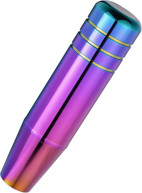 Abfer 5" Heavy Weighted Shifter Knob, Aluminum Alloy Car Gear Lever Metal Stick Shift Handle Fit Most Automatic Manual Vehicle (Multicolor)...