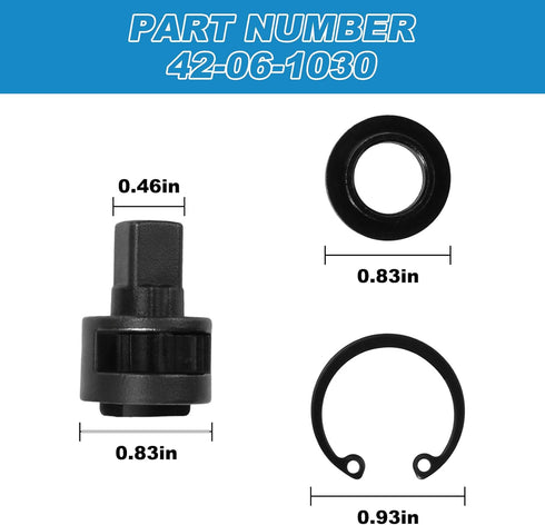 Replacement Ratchet Head Anvil Repair Kit 3/8 inch 42-06-1030 for Milwaukee 2457-20,2457-21 M12 Ratchet Head Anvil...