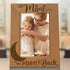 KATE POSH - Mimi I Love You to The Moon and Back Engraved Natural Wood Picture Frame, Grandparent's Day Gifts, Grandma Gifts, for Nana, (5x7-Verti...