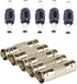 Lime2018 10PCS BNC Female to Female and DC Male to Male Connector 5.5mm x 2.1mm 12V 5A Power Cable Jack Adapter?DC Power Jack Plug Adapter and BNC...