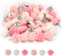 40Pcs Rose Theme Push Pins Rose Thumb Tacks Decorative Flower Cork Board Tacks for Bulletin Board, Photos Wall Maps and Other Offices Schools Supp...