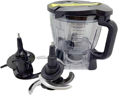 4 Blade Ninja Blender Blade Replacement Parts Compatible with 64oz(8Cup)72oz(9Cup) Food Processor Bowl Ninja Blades Auto iQ Chopping Blade 319KKU7...