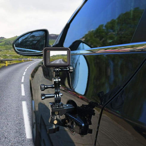 Aluminum Alloy 360 Degree Rotation Ball Joint Mount Adapter Swivel Arm Mount Pivot Extension Accessories Compatible with Gopro Hero 13 Black,Hero ...
