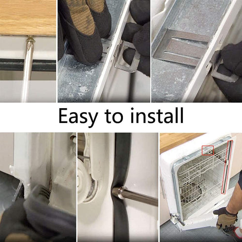 W10542314 Dishwasher Door Gasket & Strike Kit by AMI,Compatible with Whirlpool Amana Crosley Estate Kenmore- Replaces 2409202 8268888 W10300589 W10284090 W10350162 AP5650274