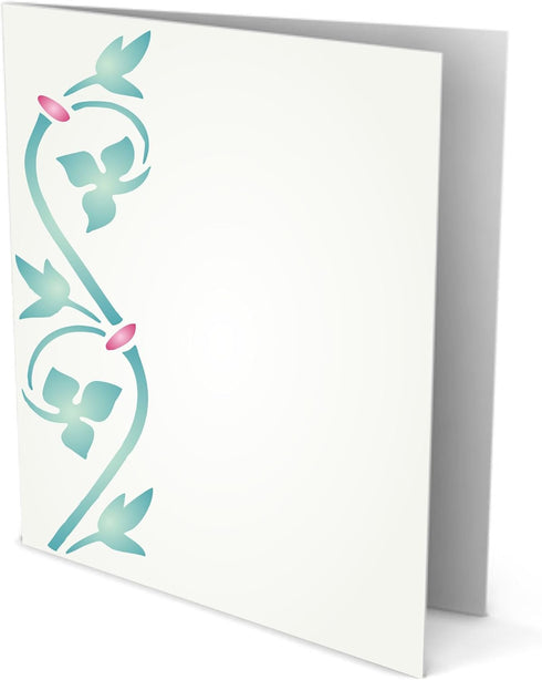 Gothic Border Stencil, 16 x 4 inch (L) - Wall Art Decor Border Stencils for Painting Template…...