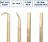 O Ring Tool Set Pick -and Hook, Hand Tools, Useful as Removing Small Fuses, Oil Seal Gaskets, Springs and Wire plugs, Brass Material for Extended ...