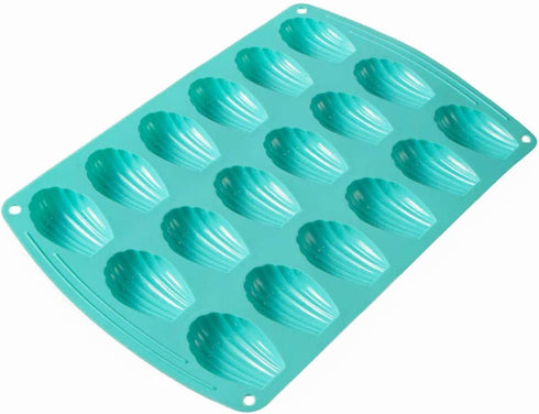 Webake Madeleine Pan 18 Cavity Silicone Madeleine Mold for Small Cake, Candy and Cookies...