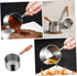 Oil Pan Casserole Pot Sauce Pan Reusable Sauce Pot Cooking Pot Stew Pot Soup Pot Ramen Pot Pasta Pan Dipping Pot Saucepans Coffee Chocolate Stainl...