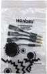 Honbay 4pcs Gold Plated 3.5mm Male to 3.5mm Female Extension Cable Headset Audio Jack Extender Adapter for Battery Charger Case and Smartphones...