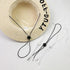 10 Pcs Hat Removable Chin Cords Adjustable Elastic Fishing Hat Strap Sun Hat Chin Strap Replacement with Clips for Fishing Boating Golfing...