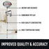 Candy Thermometer with Pot Clip - Deep Fry Oil Thermometer for Frying and Candle Making...