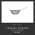 Sori Yanagi Sori Yanagi Punching Strainer for Better Drainage and Easy to Clean, Tsubamesanjo Stainless Steel Colander, 6.3 inches (16 cm), Single...
