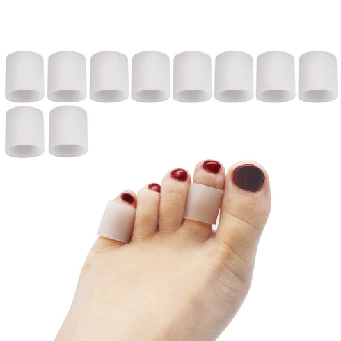 5 Pairs Pinky Toe Sleeve for Hammer Toes, Toe Tubes, Toe Protectors for Corns Remover, Callus Cushion, Bunion Treatment,Toe Splint Protector, Prev...