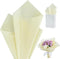 BEISHIDA 20 Sheet Cream Wrapping Paper Tissue Paper for Flower Wrapping Gift Wrapping Bouquet Wrapping Tissue Craft, 22 x 22 Inch/pcs, Mother's Da...