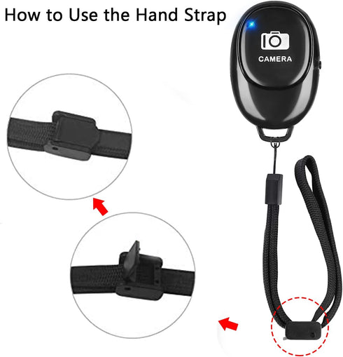 Phone Camera Remote Control(2 Pack) for Photos & Videos, Wireless Camera Remote Shutter Clicker Compatible with iPhone/Android Phone/iPad/Tablets ...