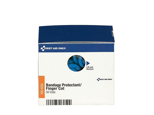 First Aid Only FAE-6050 SmartCompliance Finger Cots, First Aid Kit Refill Supplies for Business, Food Service, and Home, 50 Count...