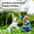 Dog Ball Launcher, Telescoping Dog Ball Thrower Launcher, Dog Ball Hands Free Pick Up and Throw Play, Up to 23 Inch Length, Includes Interchangeab...